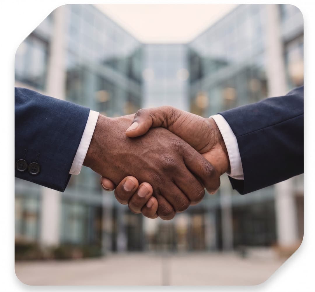 Handshake representing credential trust